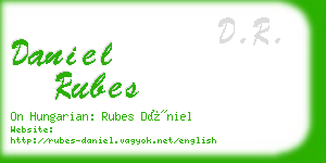 daniel rubes business card